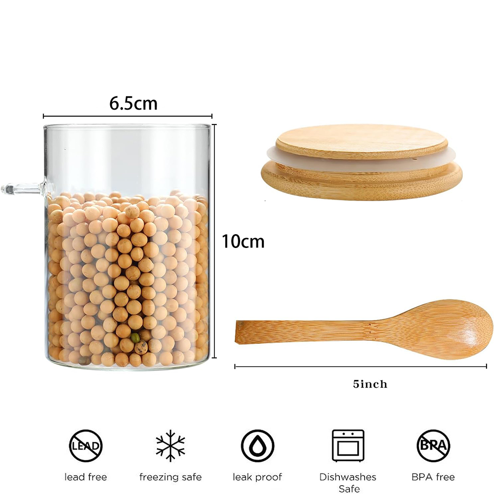 280ml Candy Jar, Biscuit Jar,  - Meal Prep Chia Pudding reseña y precio