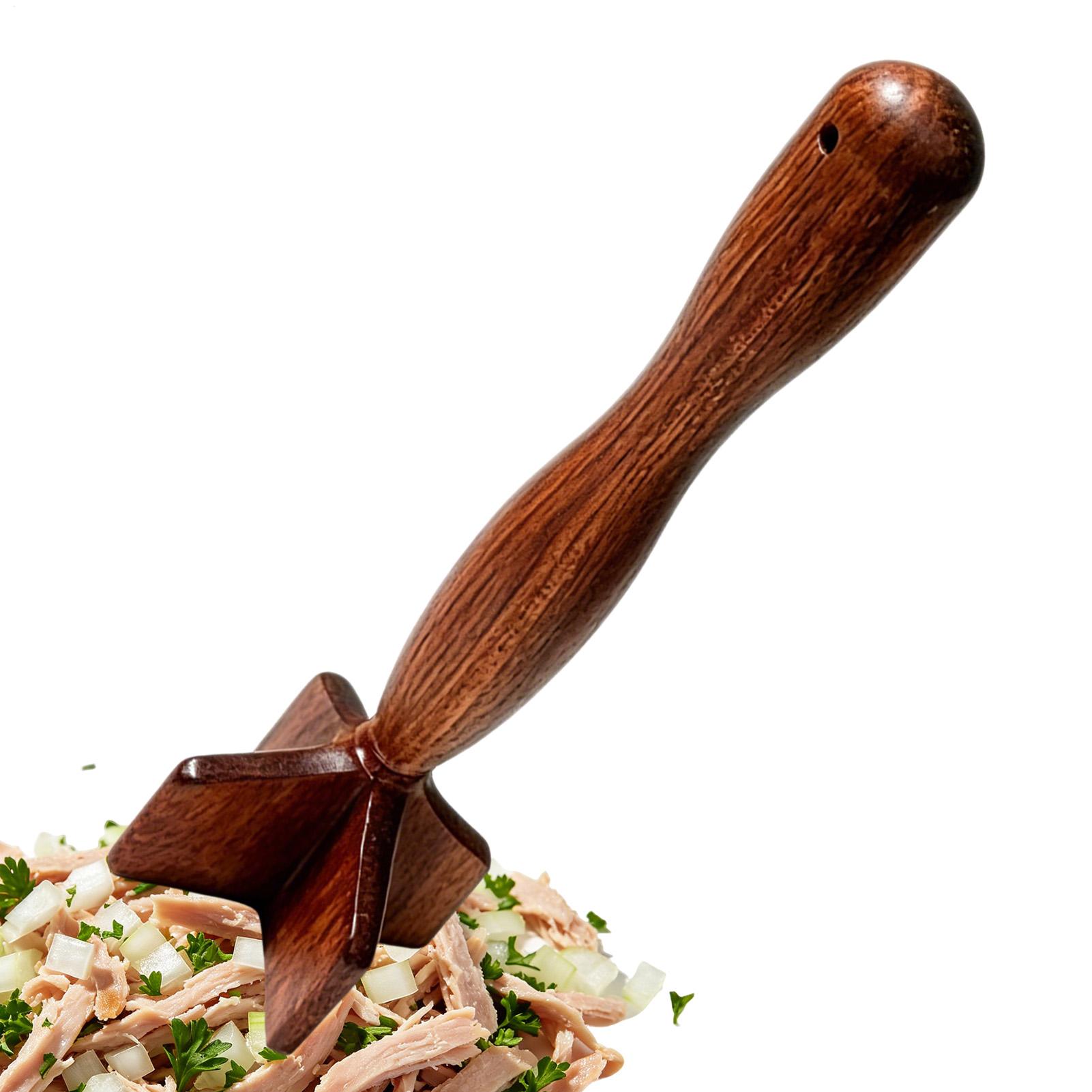 Wooden Meat Masher Wooden Meat - Meal Prep Potatoes reseña y precio