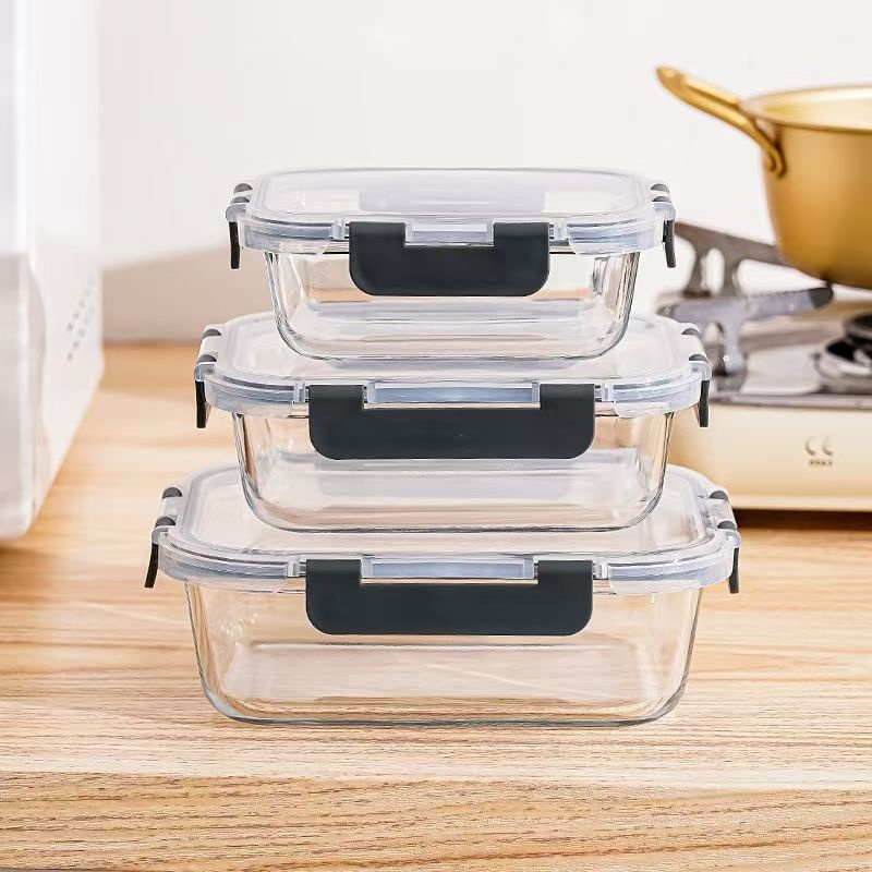 Glass Food Storage Container W - Meal Prep Glass Containers Oven Safe reseña y precio