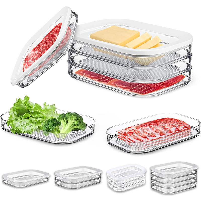 Meat Container for Fridge, Sta - Meal Prep Cutting reseña y precio