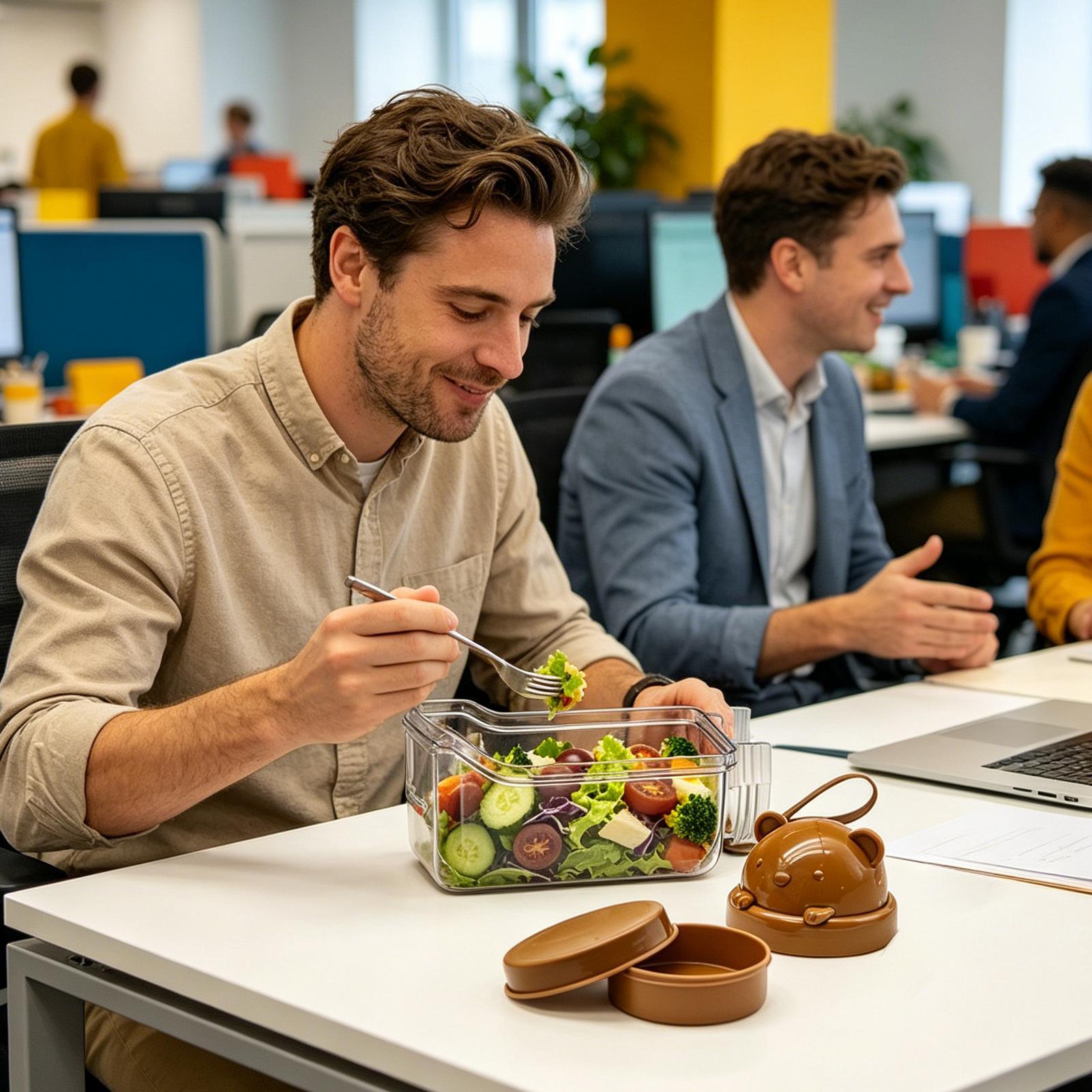 Salad Container Clear Food Can - Meal Prep Gym reseña y precio
