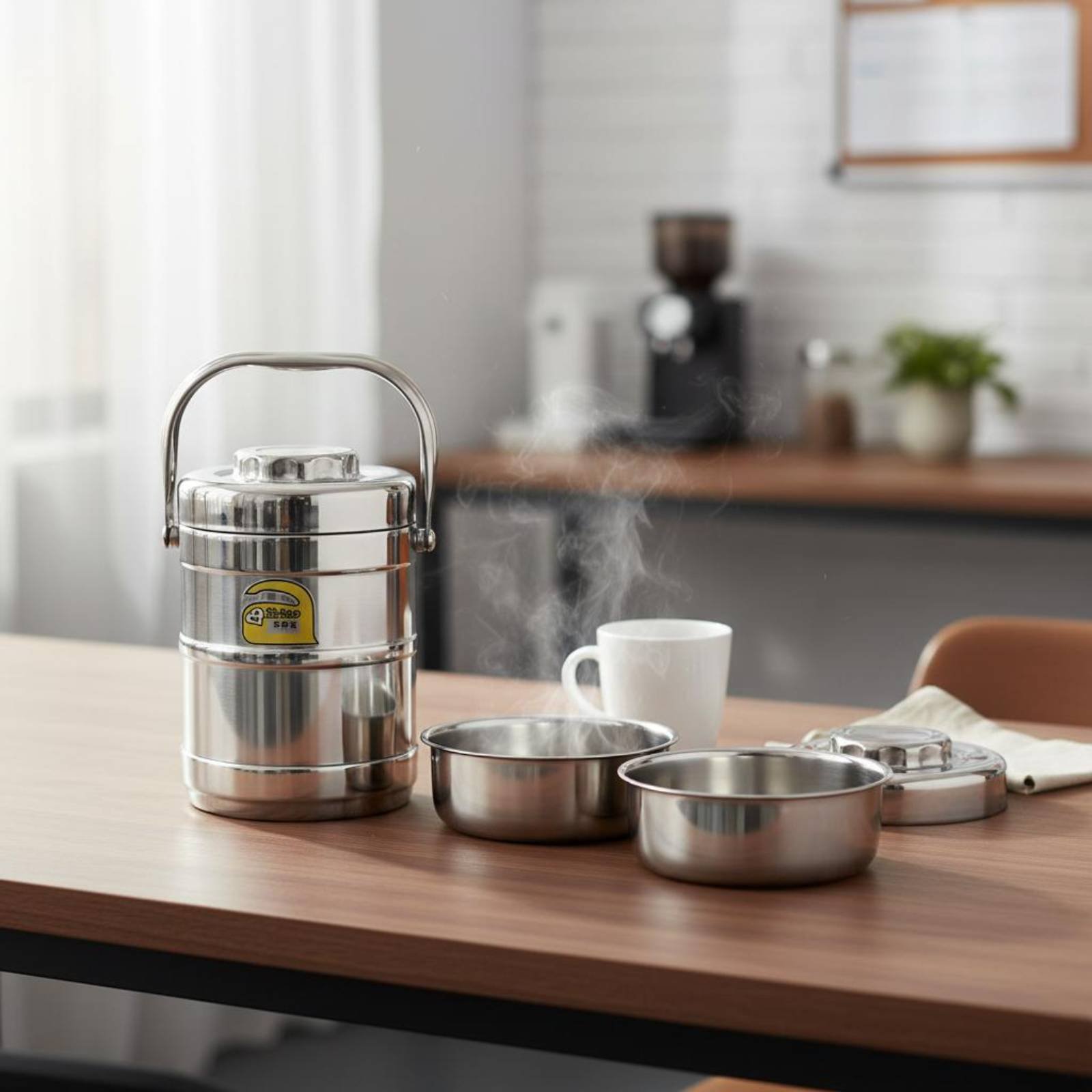 Stainless Steel Thermal Lunch  - Stainless Bento Box reseña y precio