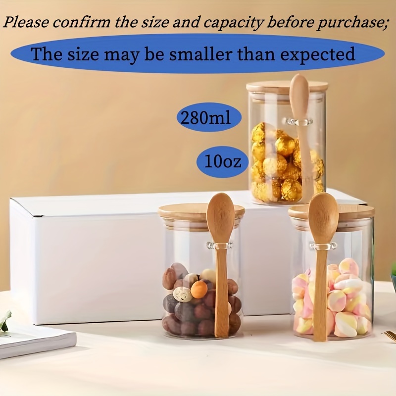 280ml Candy Jar, Biscuit Jar,  - Meal Prep Chia Pudding reseña y precio