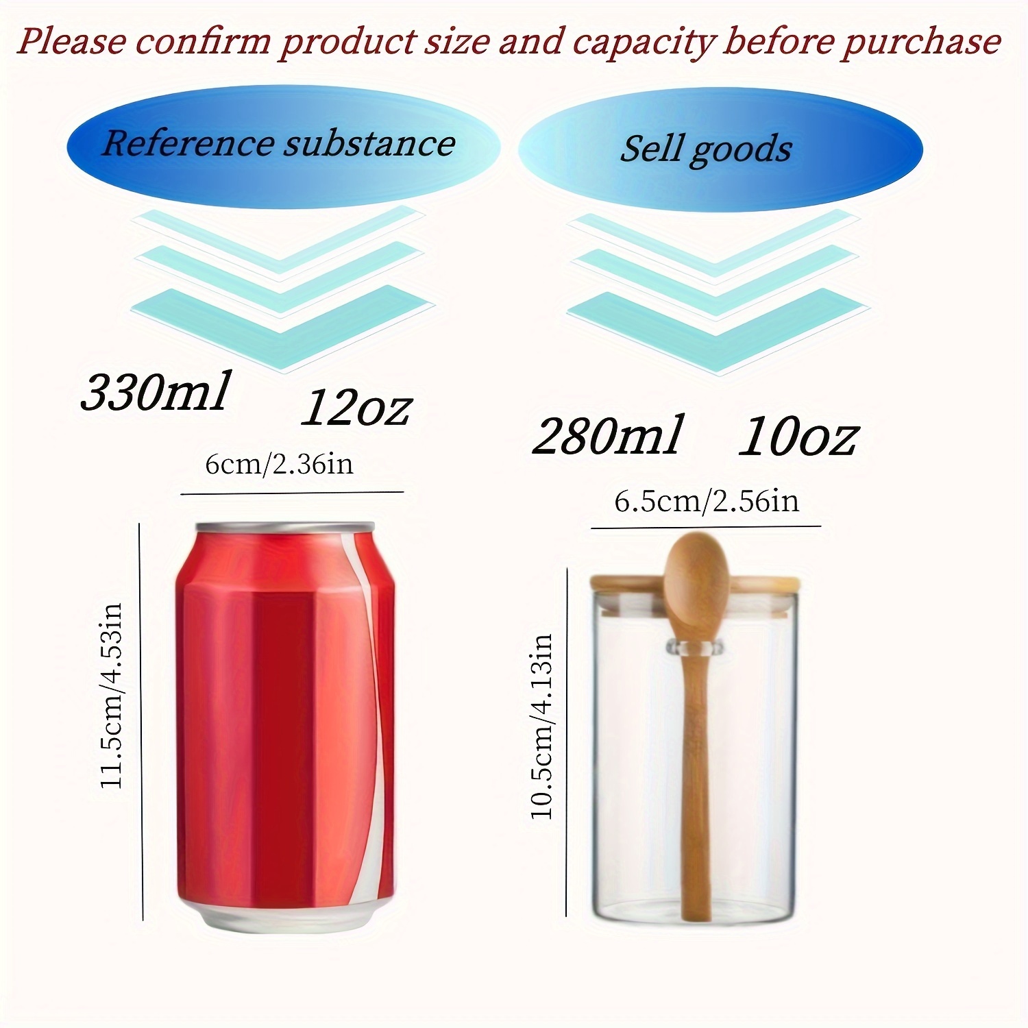 280ml Candy Jar, Biscuit Jar,  - Meal Prep Chia Pudding reseña y precio