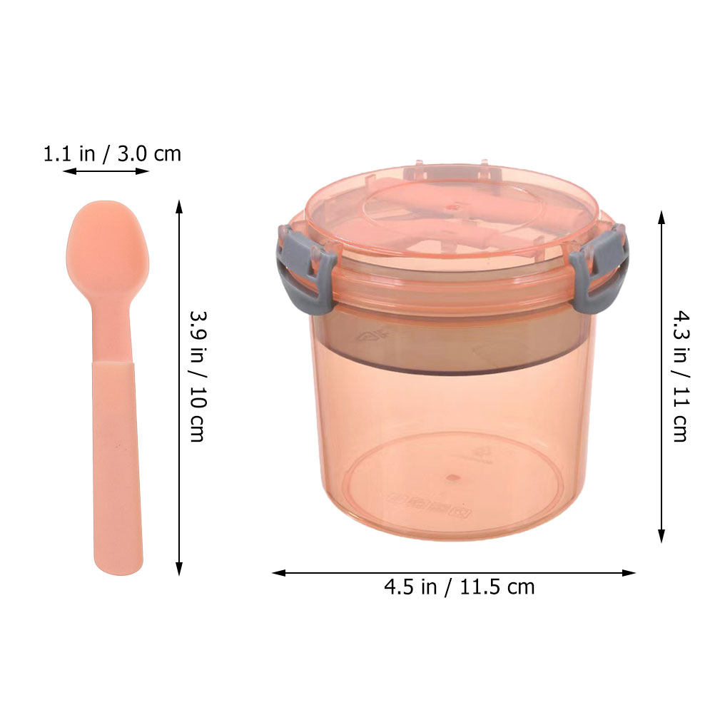 2Pcs Overnight Oats Jar Set Pr - Meal Prep Gym reseña y precio