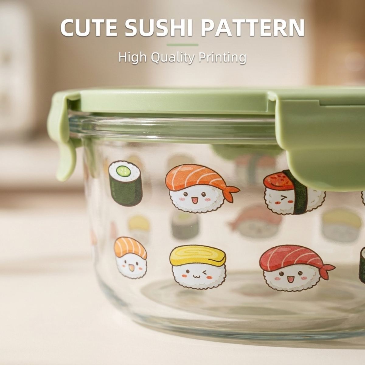 Shatterproof Matcha Green Glas - Meal Prep Glass Containers Oven Safe reseña y precio