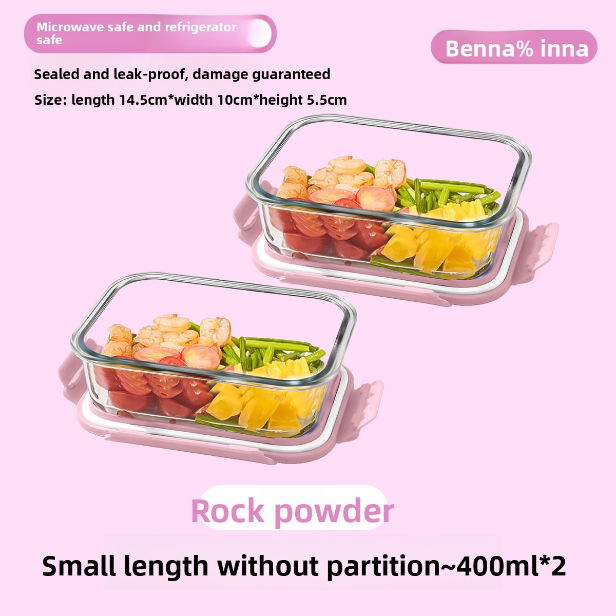 High Borosilicate Glass Lunch  - Meal Prep Glass Containers Oven Safe reseña y precio