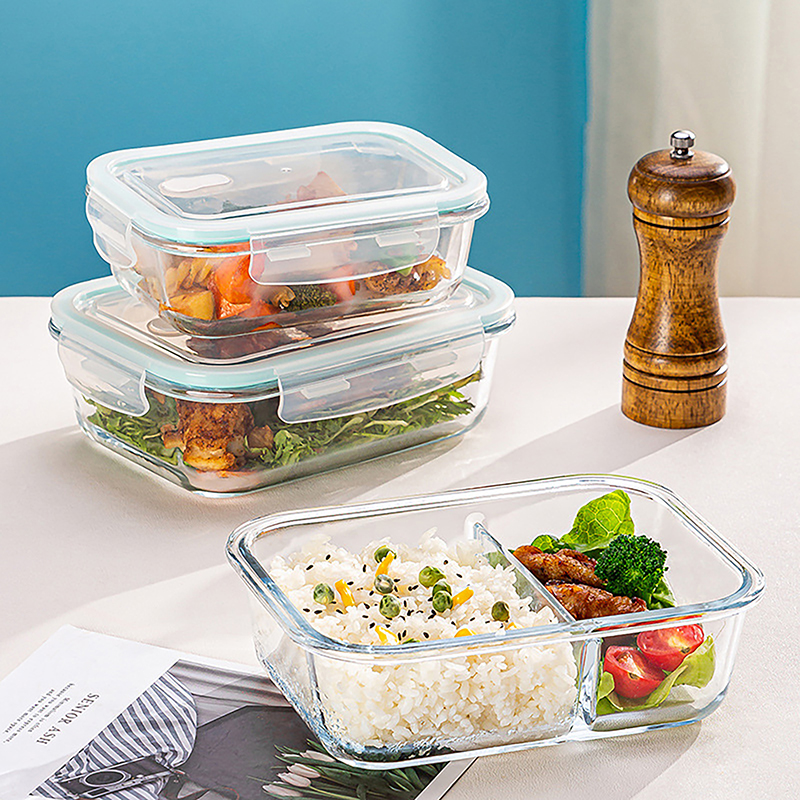 1/2/3 Grids Thickened Leak Pro - Meal Prep Glass Containers Oven Safe reseña y precio