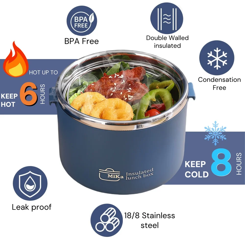 Stainless Thermal Insulation B - Stainless Bento Box reseña y precio