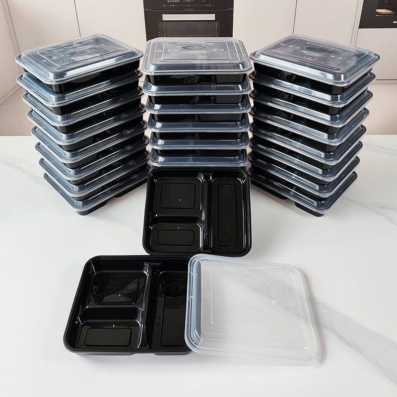 3-Compartment 34 Oz/1000 Ml, 1 - Meal Prep Gym reseña y precio