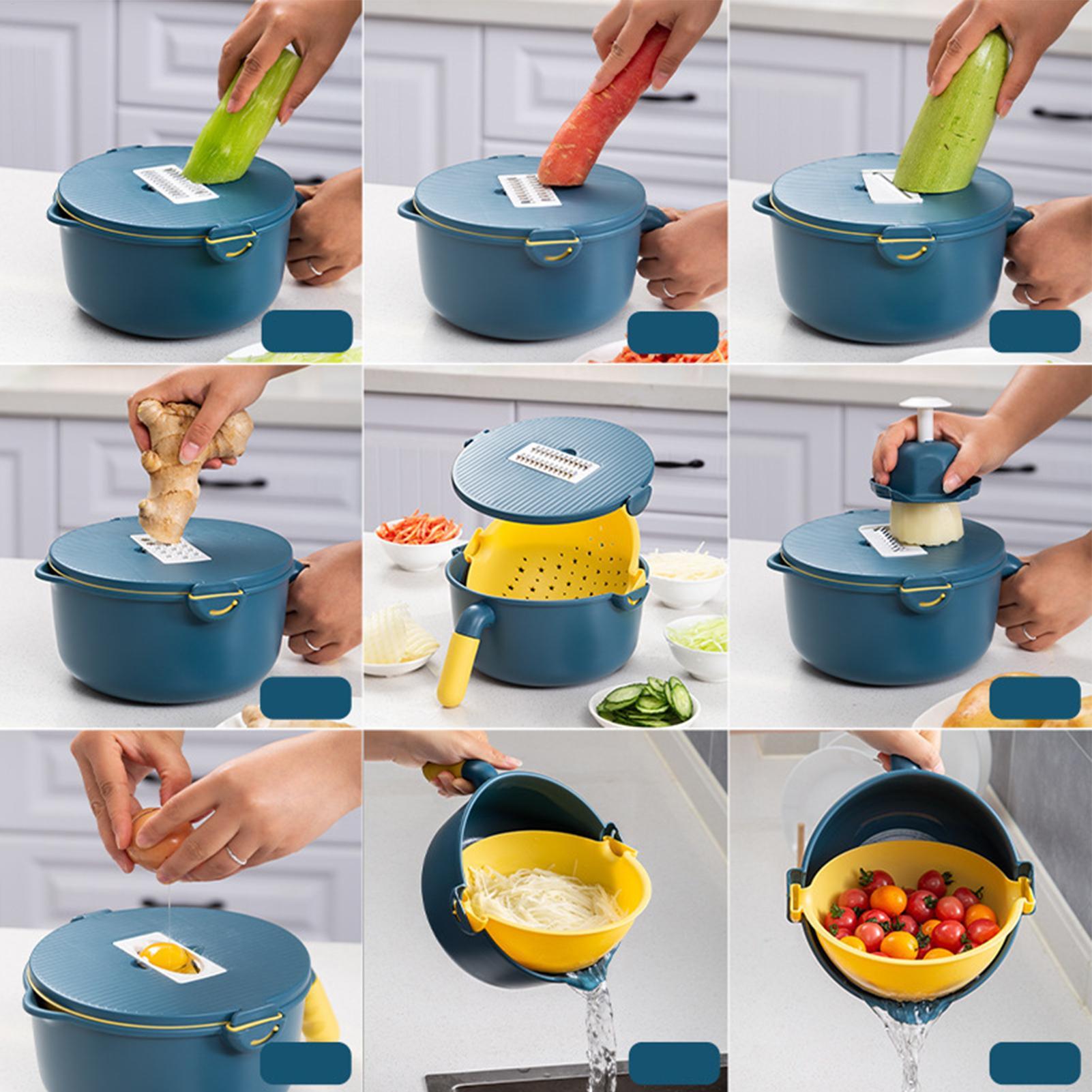 Veggie Slicer Kitchen Grater W - Meal Prep Potatoes reseña y precio